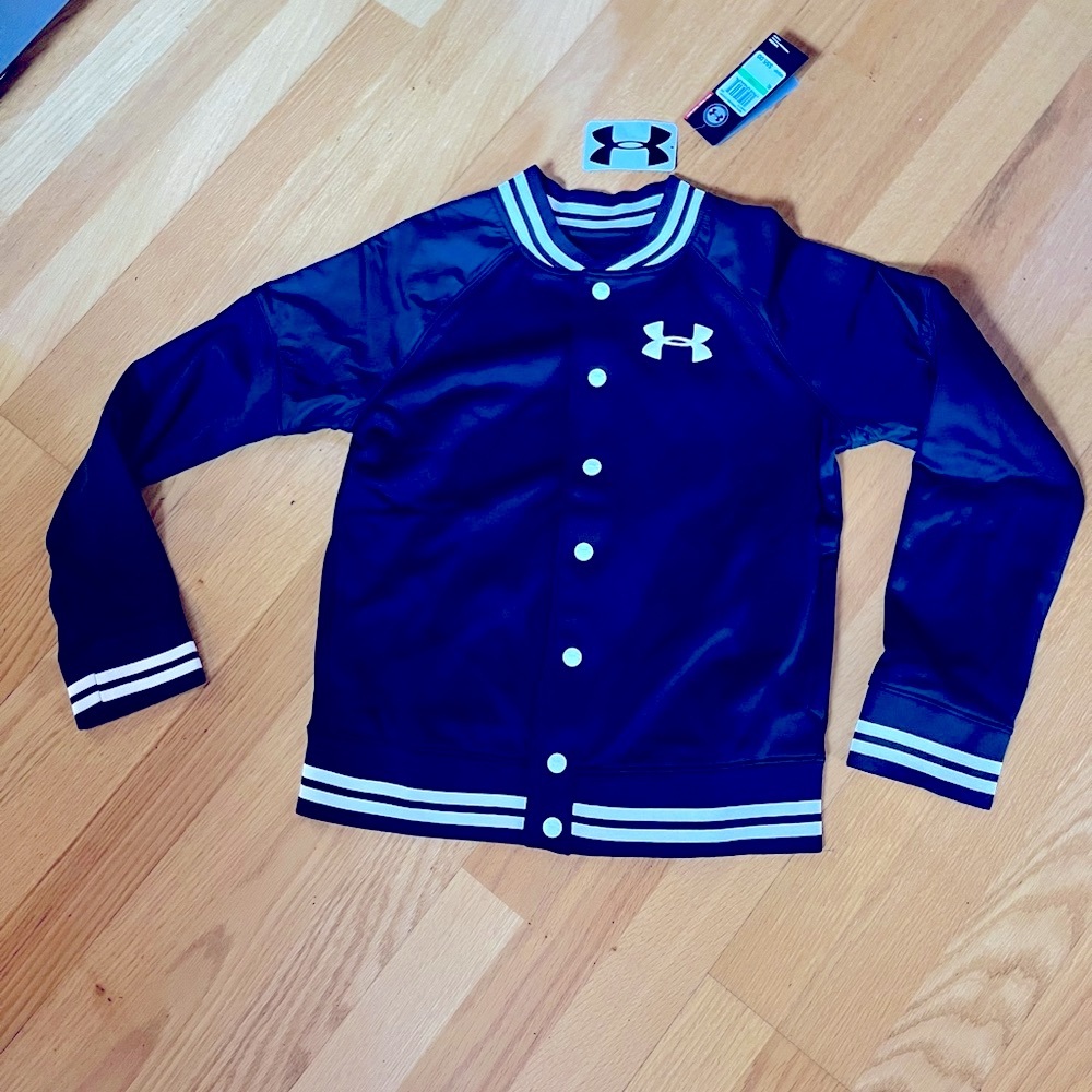 NWT UNDER ARMOUR COLD GEAR FLEECE BOMBER JACKET